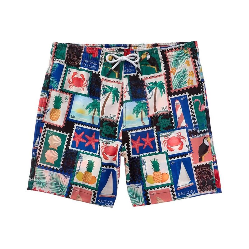Trunks Surf & Swim Co. Mens  Sano Swim Short, Blue